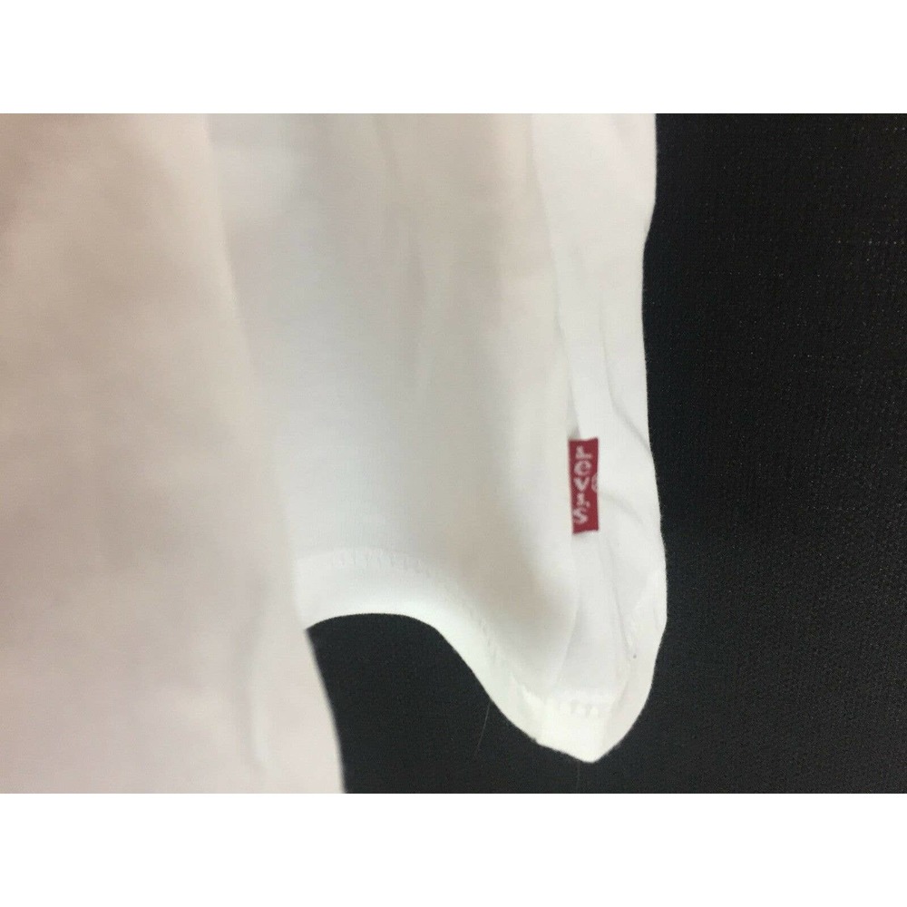 Mens white cotton brick wall short sleeve T Shirt by Levi's Size 2XL New Tags - Picture 4 of 7